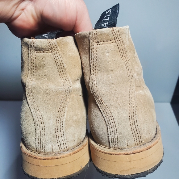 Allsaints Mathias suede boots size 43 EU, US 10 - Picture 16 of 16